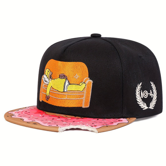 Foreign trade new cartoon cartoon hip-hop cap outdoor sunscreen baseball cap cap street tide flat hat